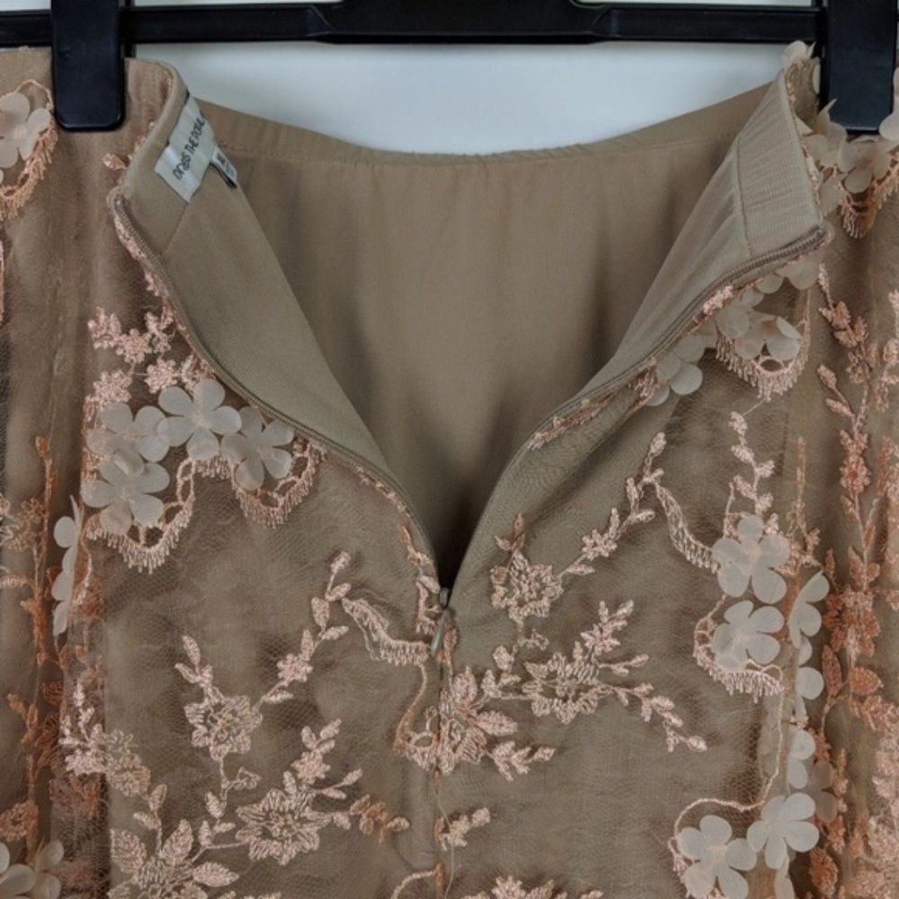 Dress The Population Peach/Nude Juliana Skirt - Picture 5 of 6